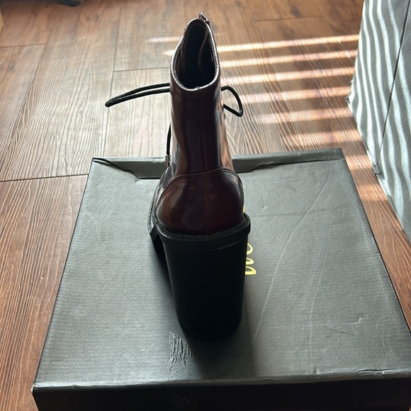 Burgundy Booties - Picture 2 of 2